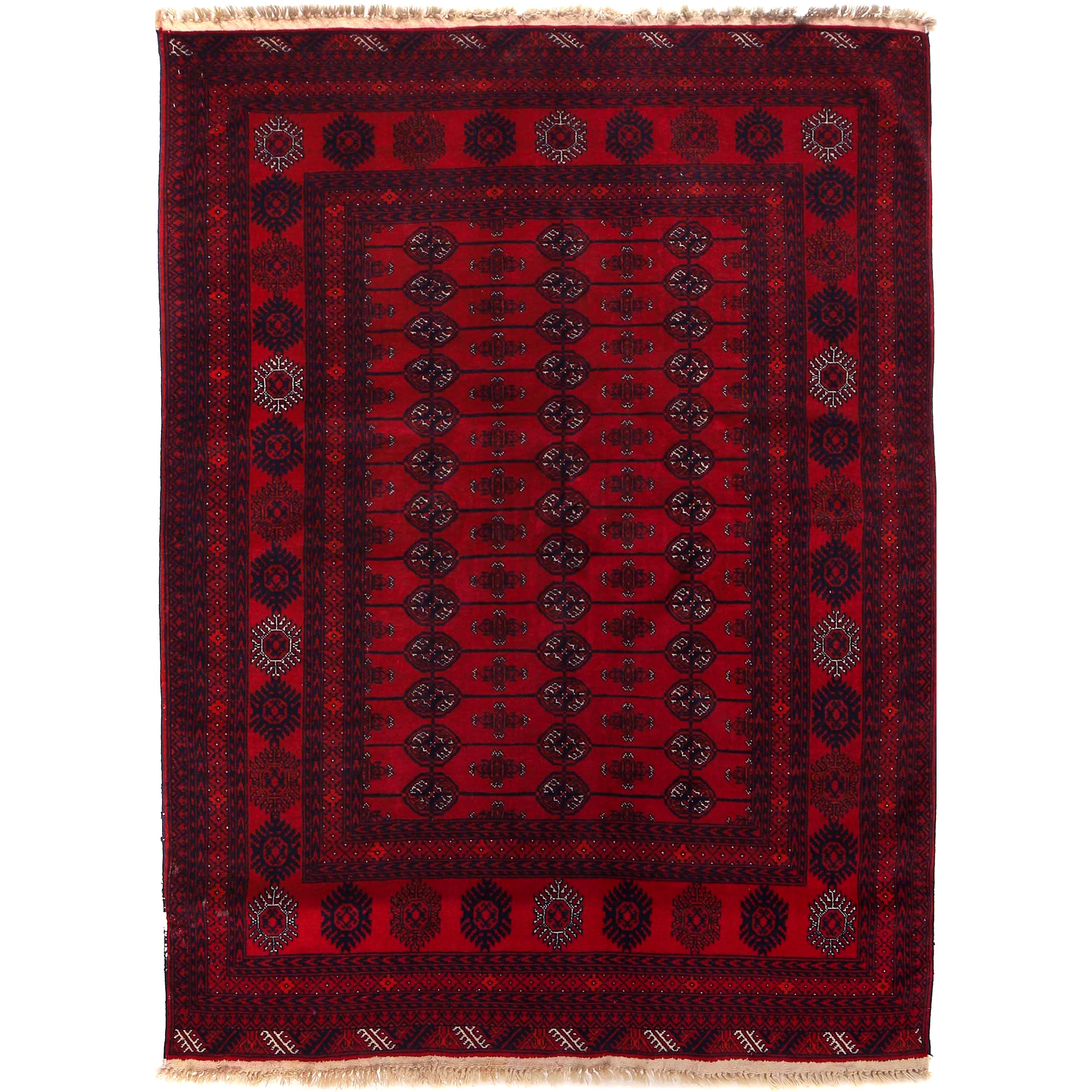 Premium Handmade Bokhara Wool Area Rug 137x189 cm (ID 1324)