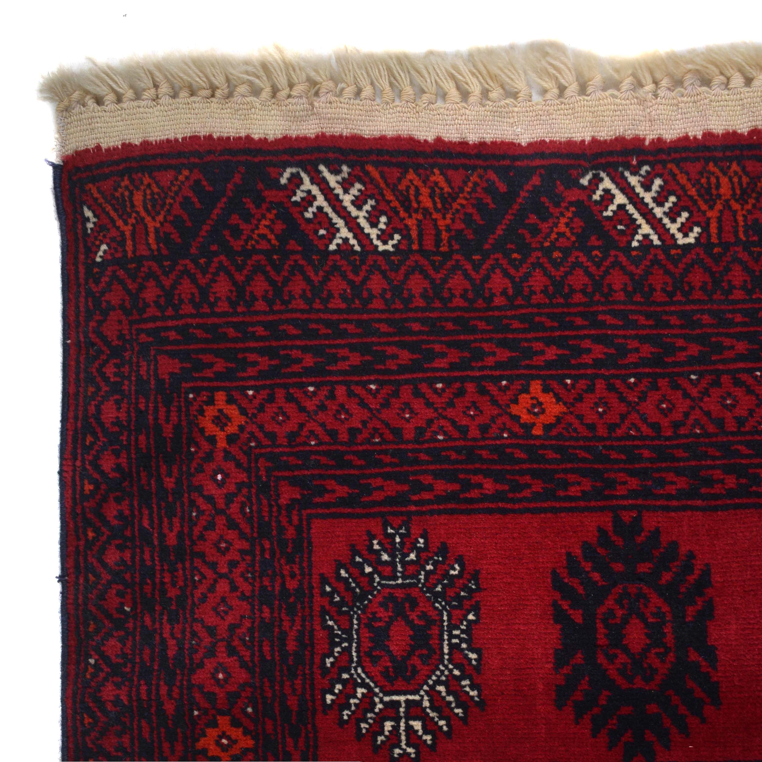 Premium Handmade Bokhara Wool Area Rug 137x189 cm (ID 1324)