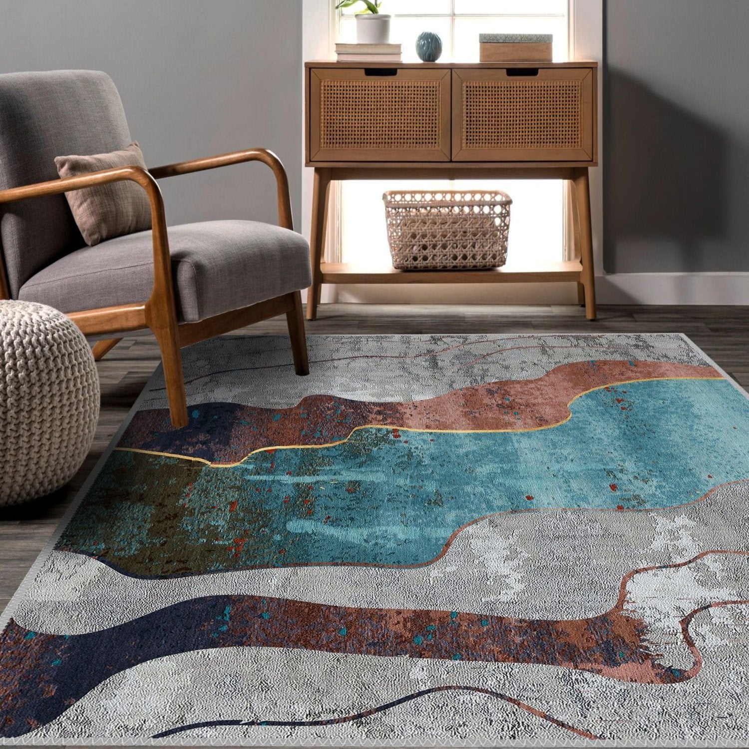 Natural Tones Runner - Aladdinrugs