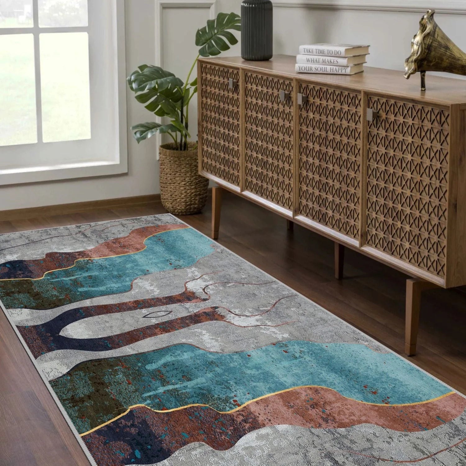 Natural Tones Runner - Aladdinrugs