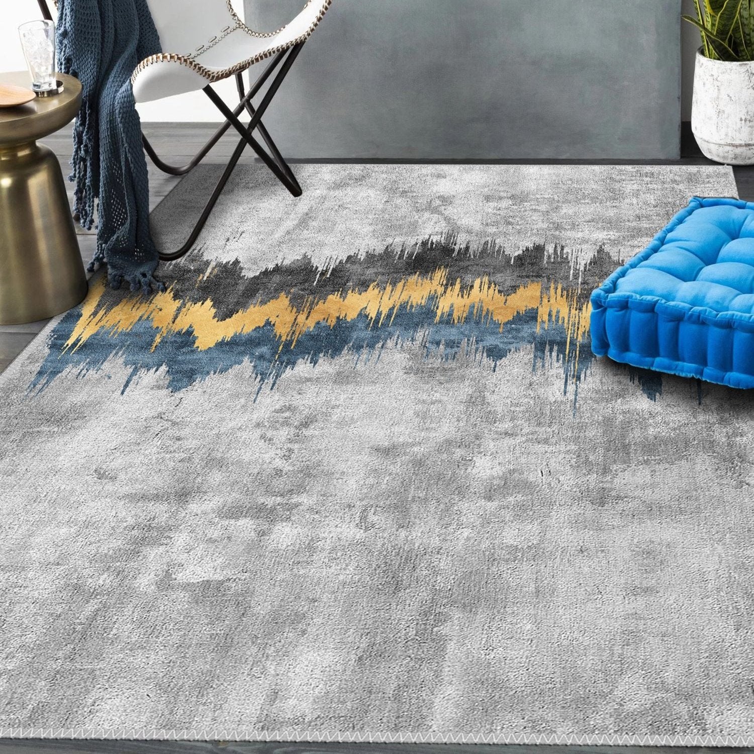 Modern Gray Runner - Aladdinrugs
