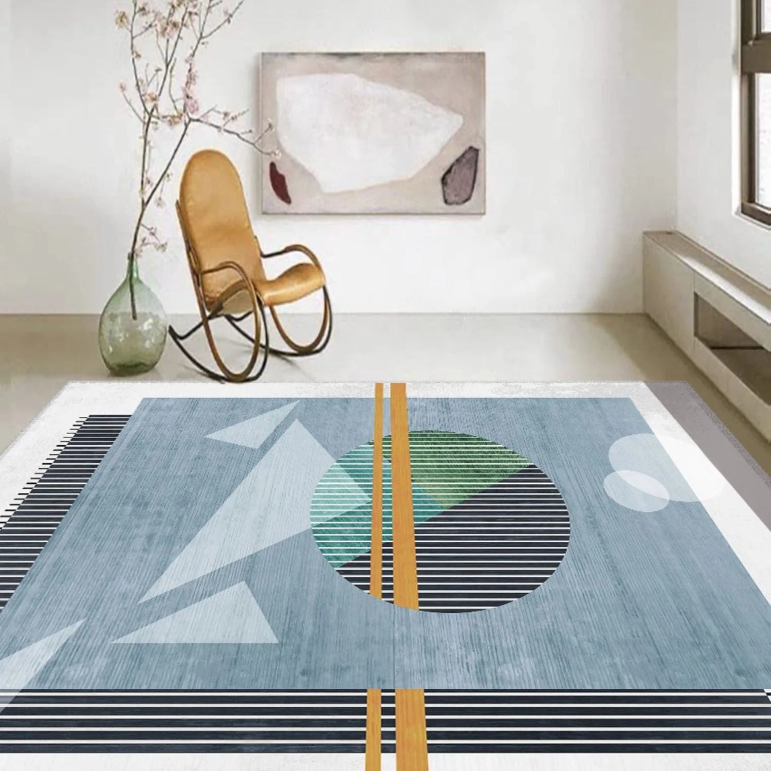 Luxury Geometric Runner - Aladdinrugs