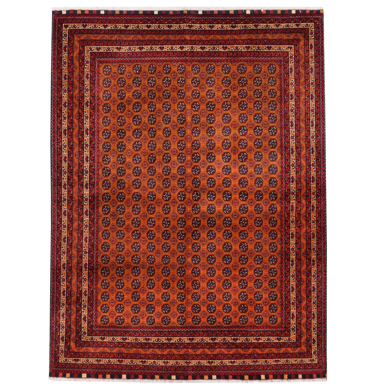 Luxury Hand‑Knotted Khoja Roshnai Wool Rug 145 cm × 198 cm – No 4992
