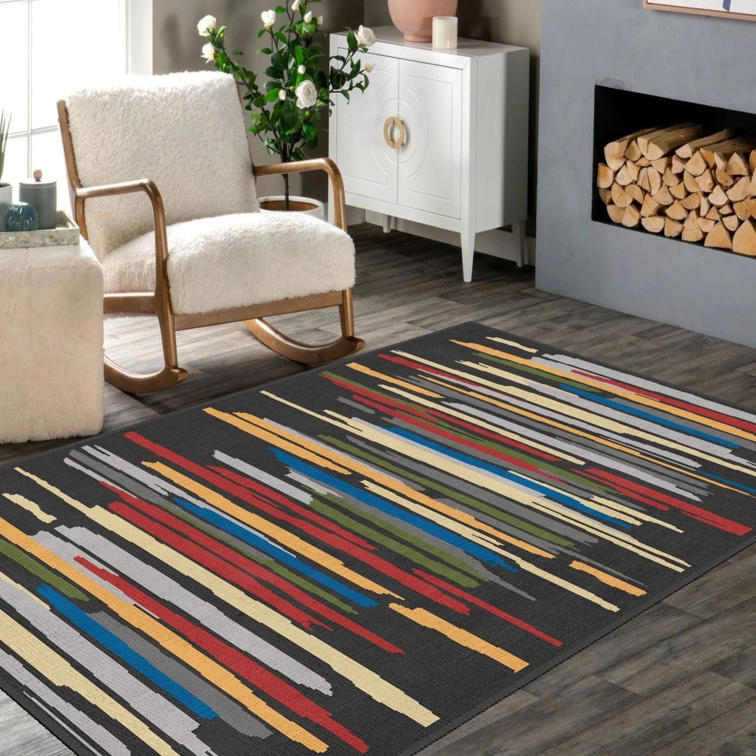 Spectrum Stripes Rug - Aladdinrugs