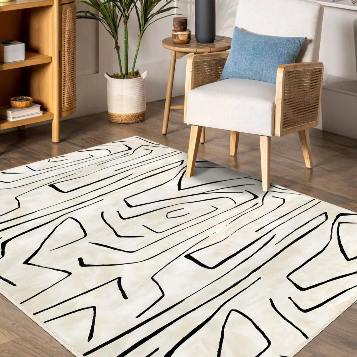 Line Art Runner - Aladdinrugs