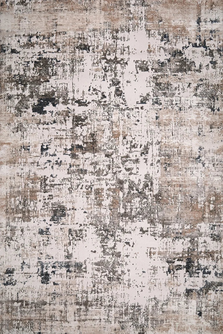 Lorenz Brushstroke Texture Cream Rug