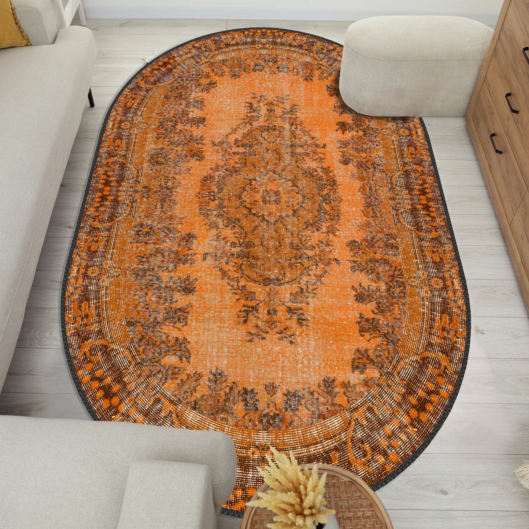 Cozy Orange Runner - Aladdinrugs