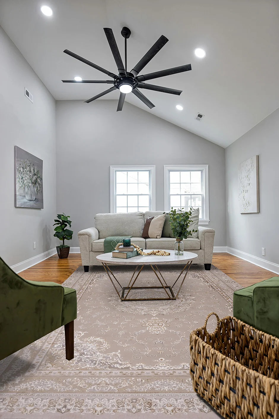 Sapphire Heritage Roundel Taupe Floral Rug