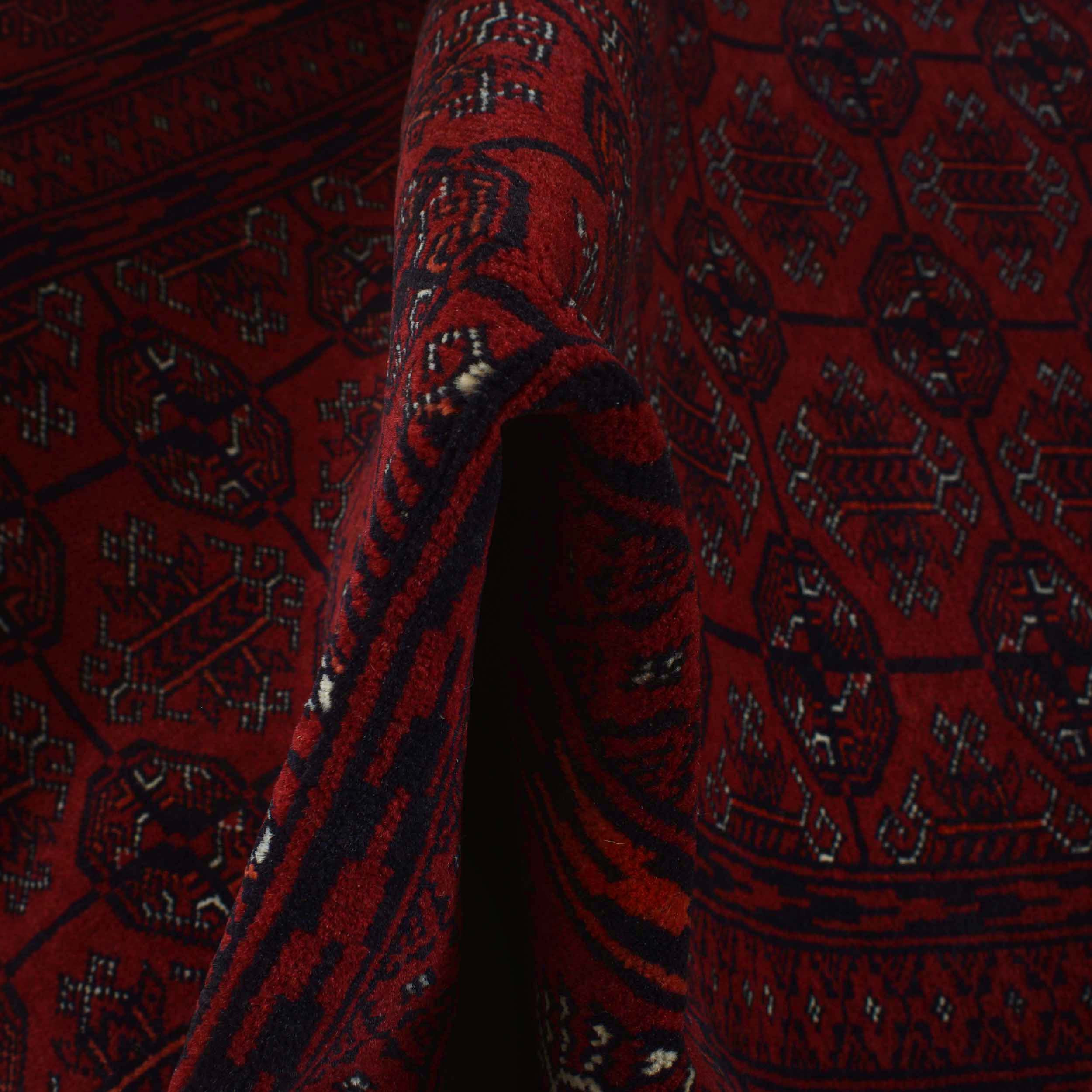 Premium Handmade Bokhara Wool Oriental Rug 120x181cm (ID 9034)