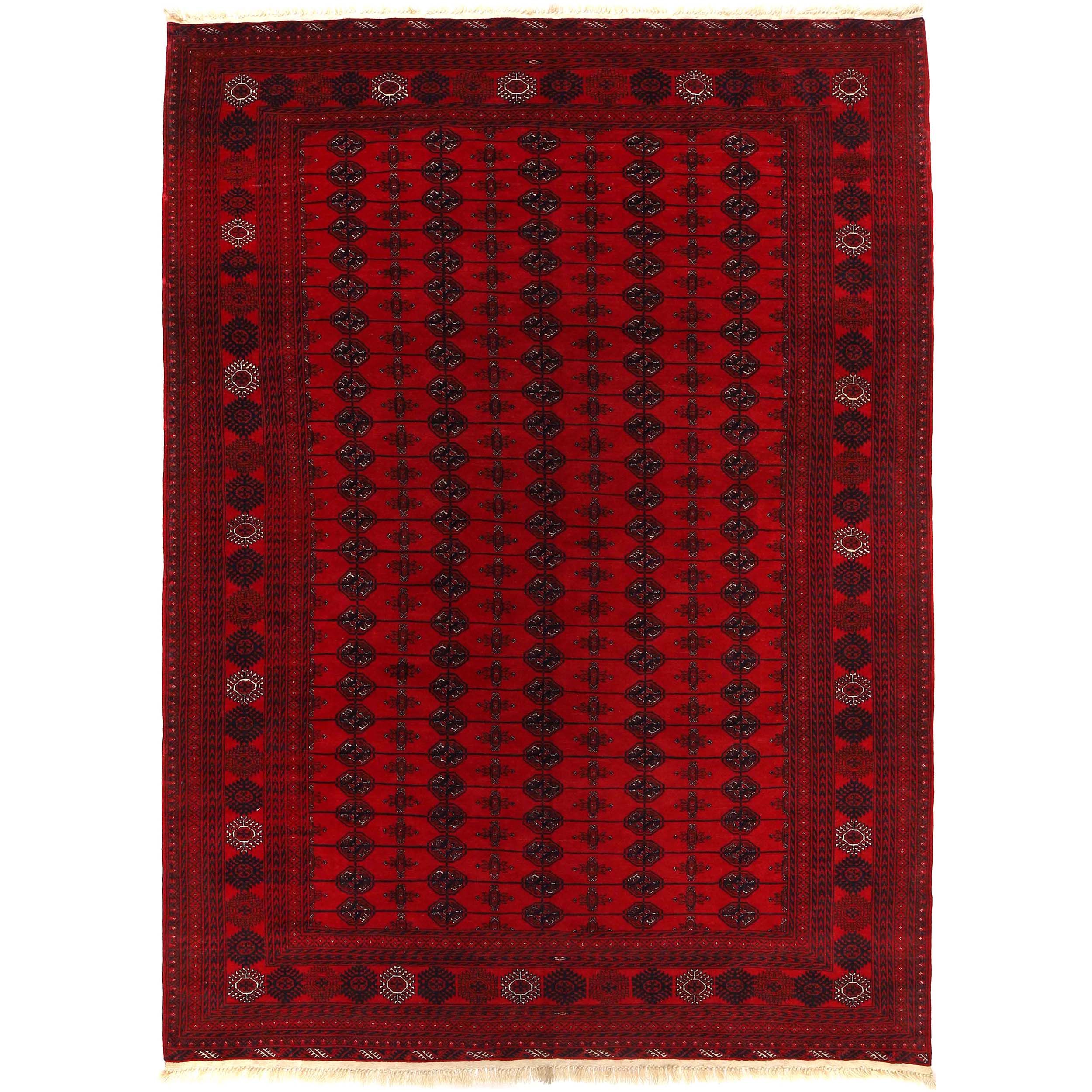 Handmade Wool Oriental Rug 217 x 286 cm (ID 9049)