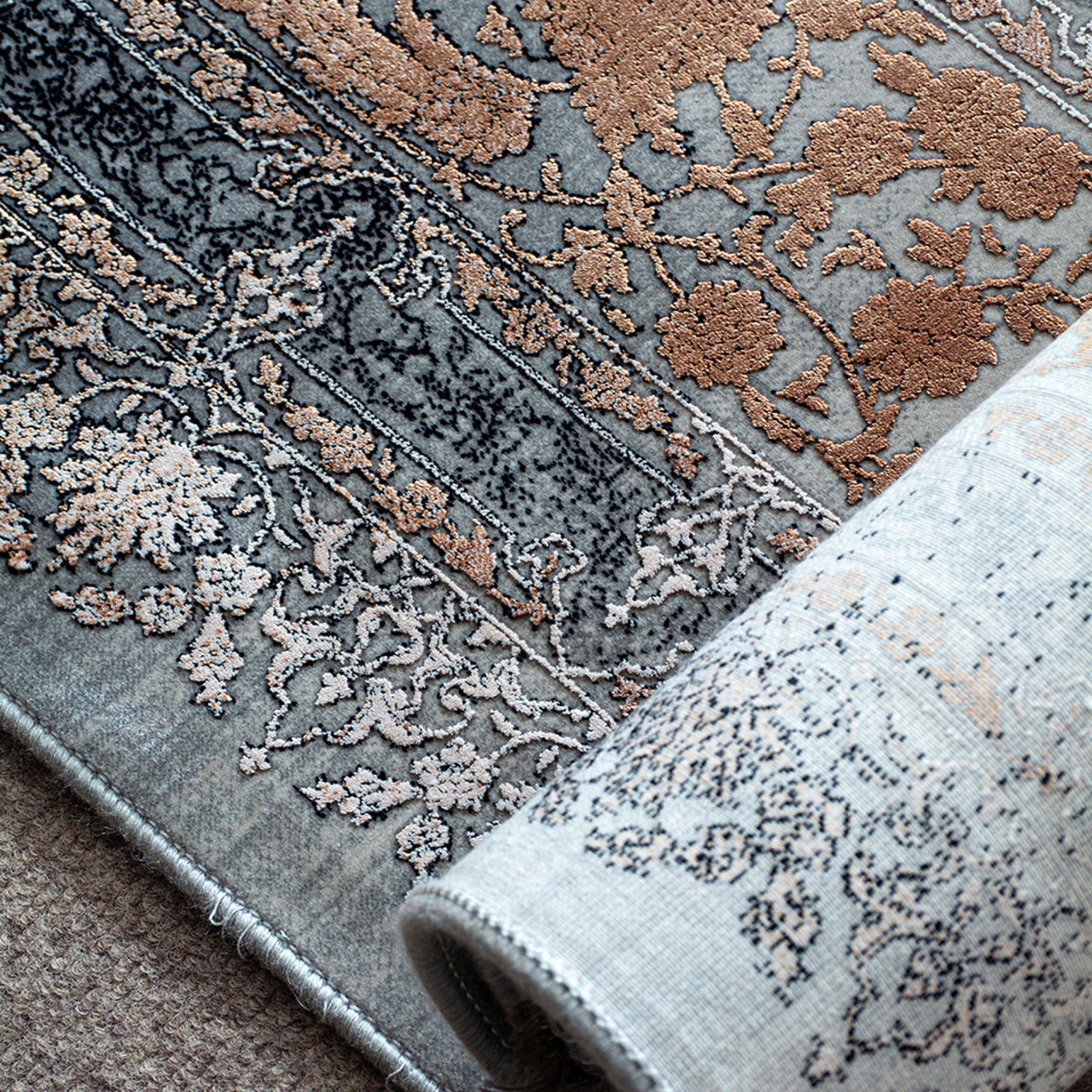 Palace Vintage Persian Floral Rug - 9073 - Aladdinrugs