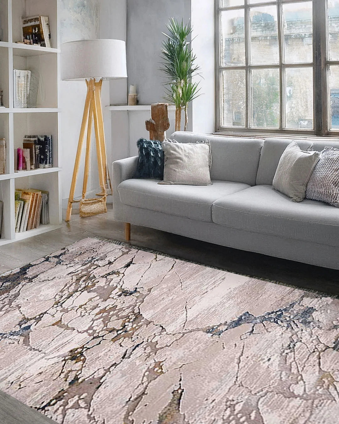 Ruby Marble Edge Rug