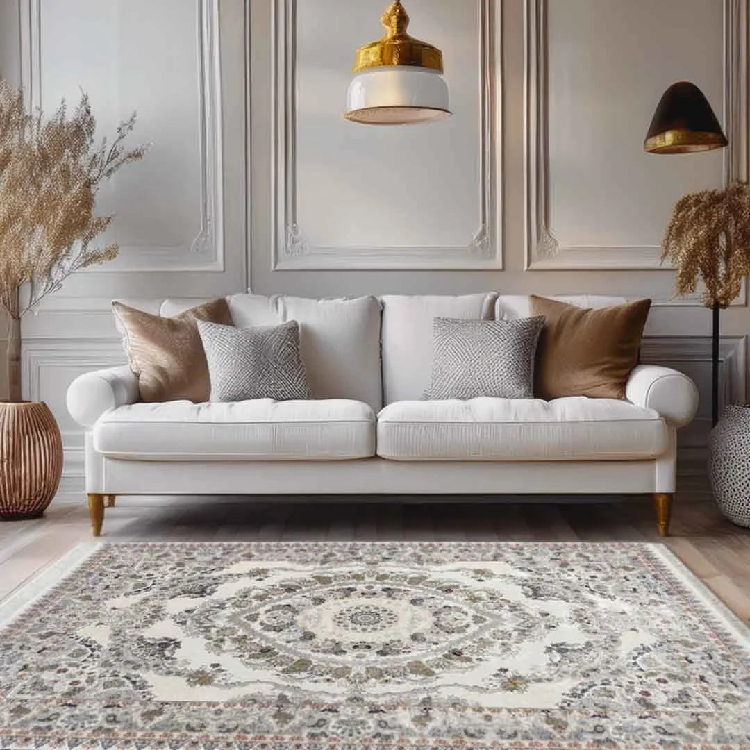 Minyatur Vintage Palace Oval Center Rug