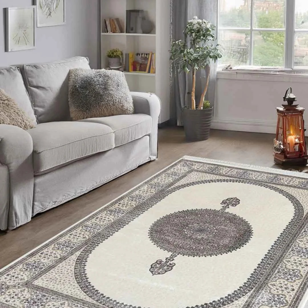 Minyatur Persian Cameo Cream Rug