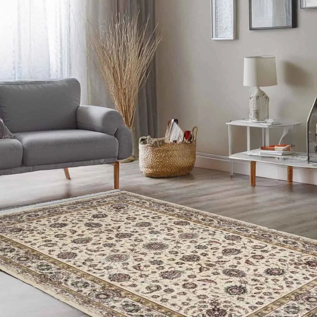 Minyatur Persian Garden Cream Traditional Rug