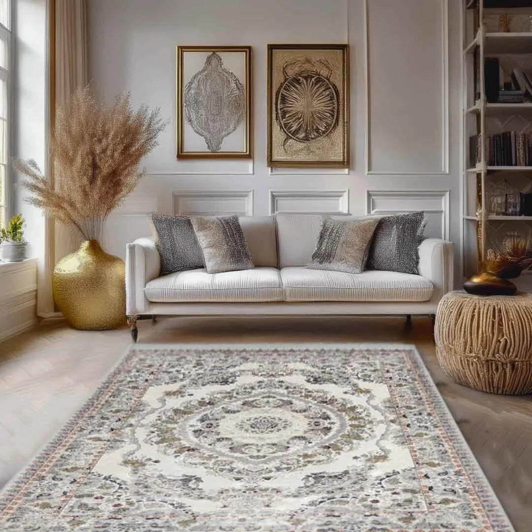 Minyatur Vintage Palace Oval Center Rug