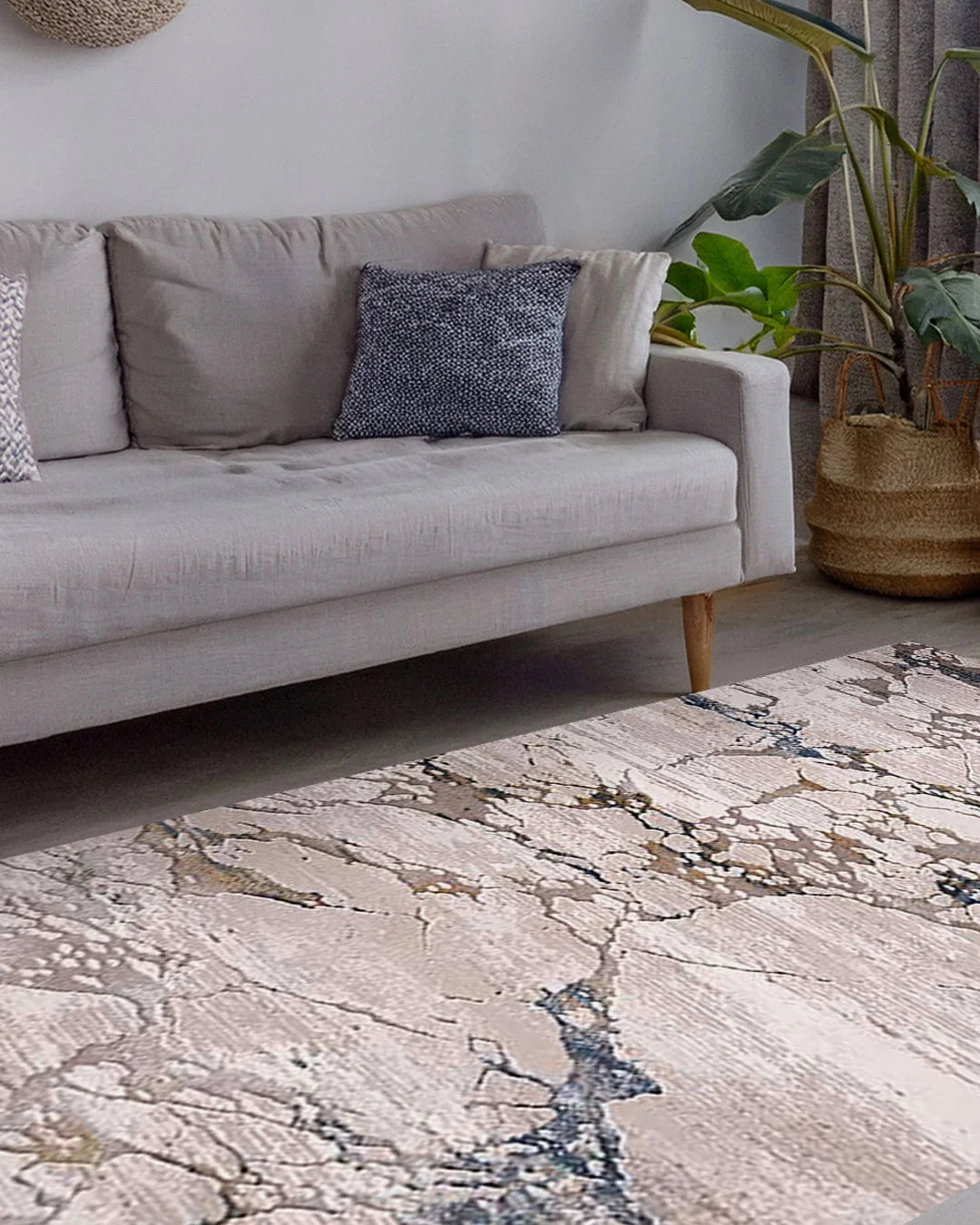 Ruby Marble Edge Rug