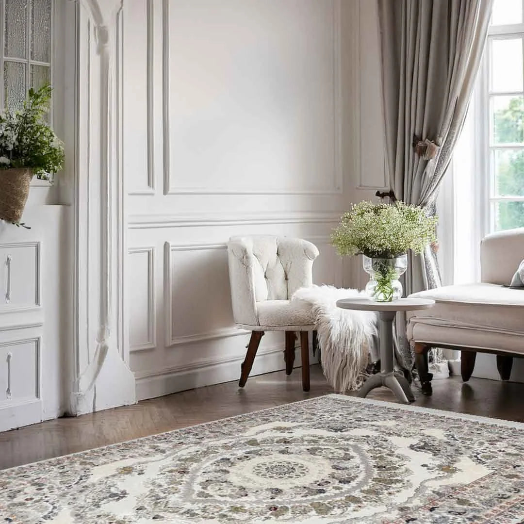 Minyatur Vintage Palace Oval Center Rug