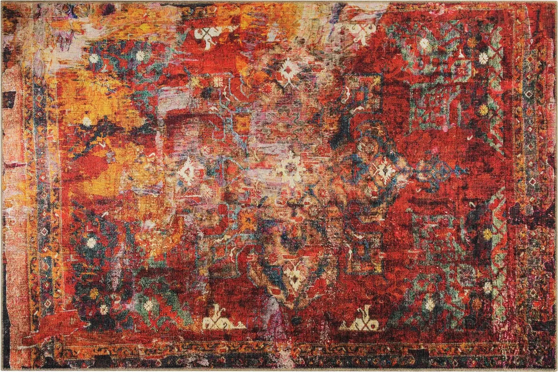 Artistic Multicolor Rug - Aladdinrugs