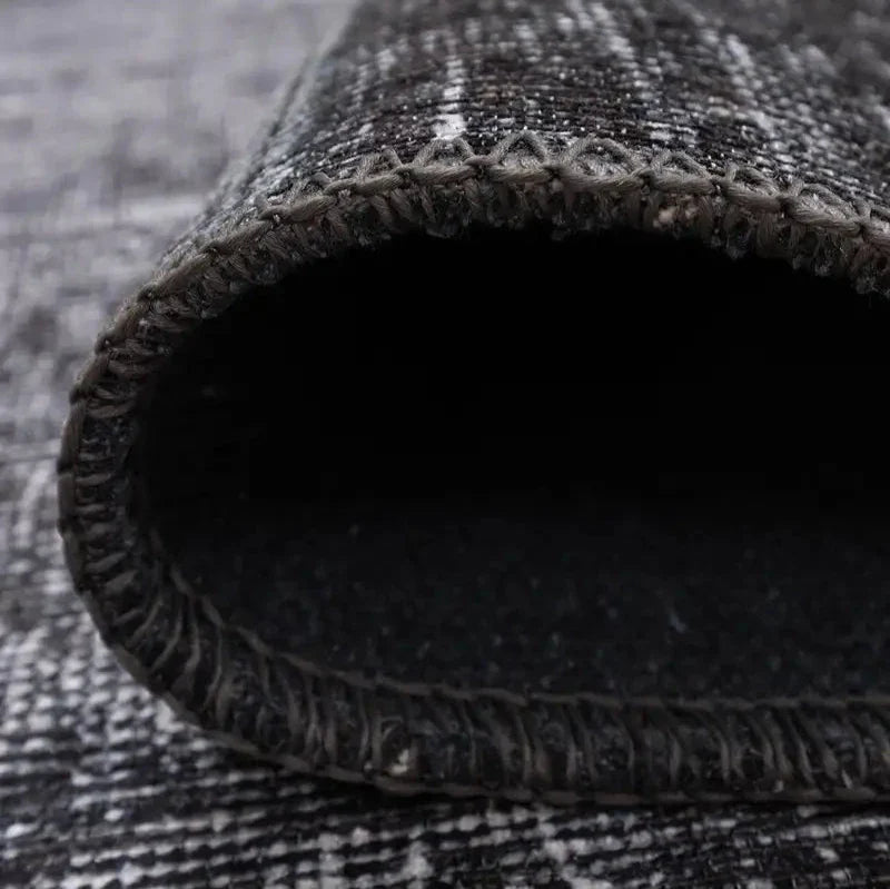 Grey Patchwork Rug - Aladdinrugs