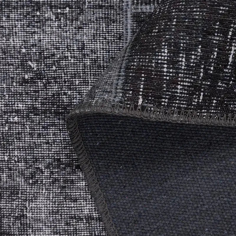 Grey Patchwork Rug - Aladdinrugs