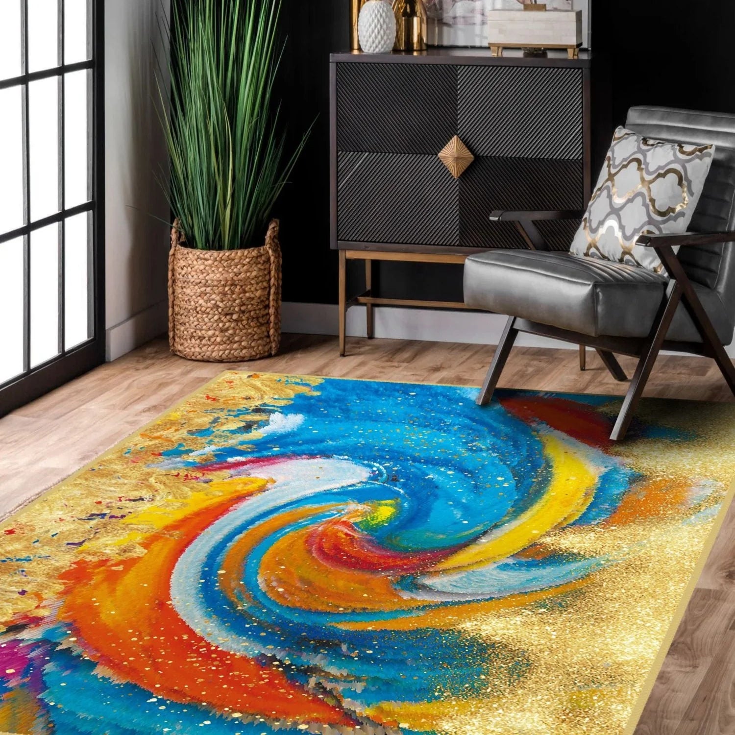 Dynamic Art Runner - Aladdinrugs