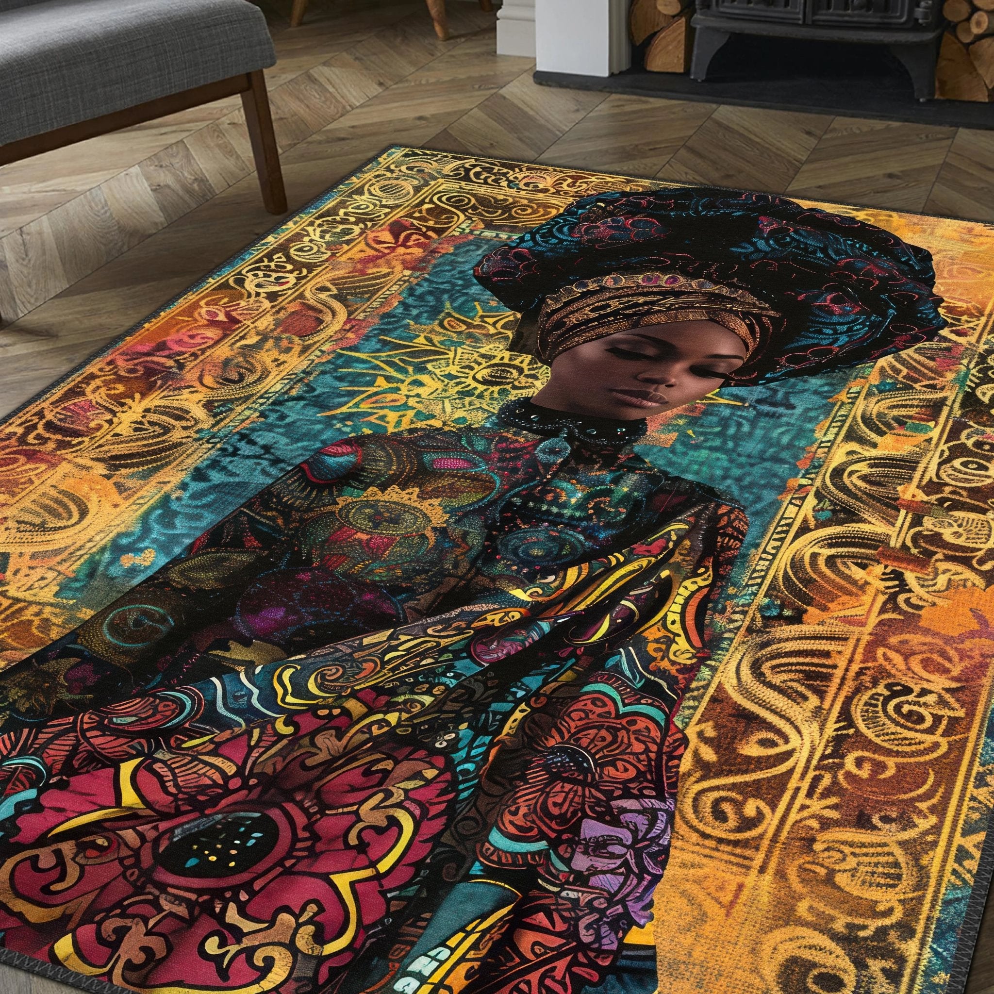 African Queen Carpet - Aladdinrugs
