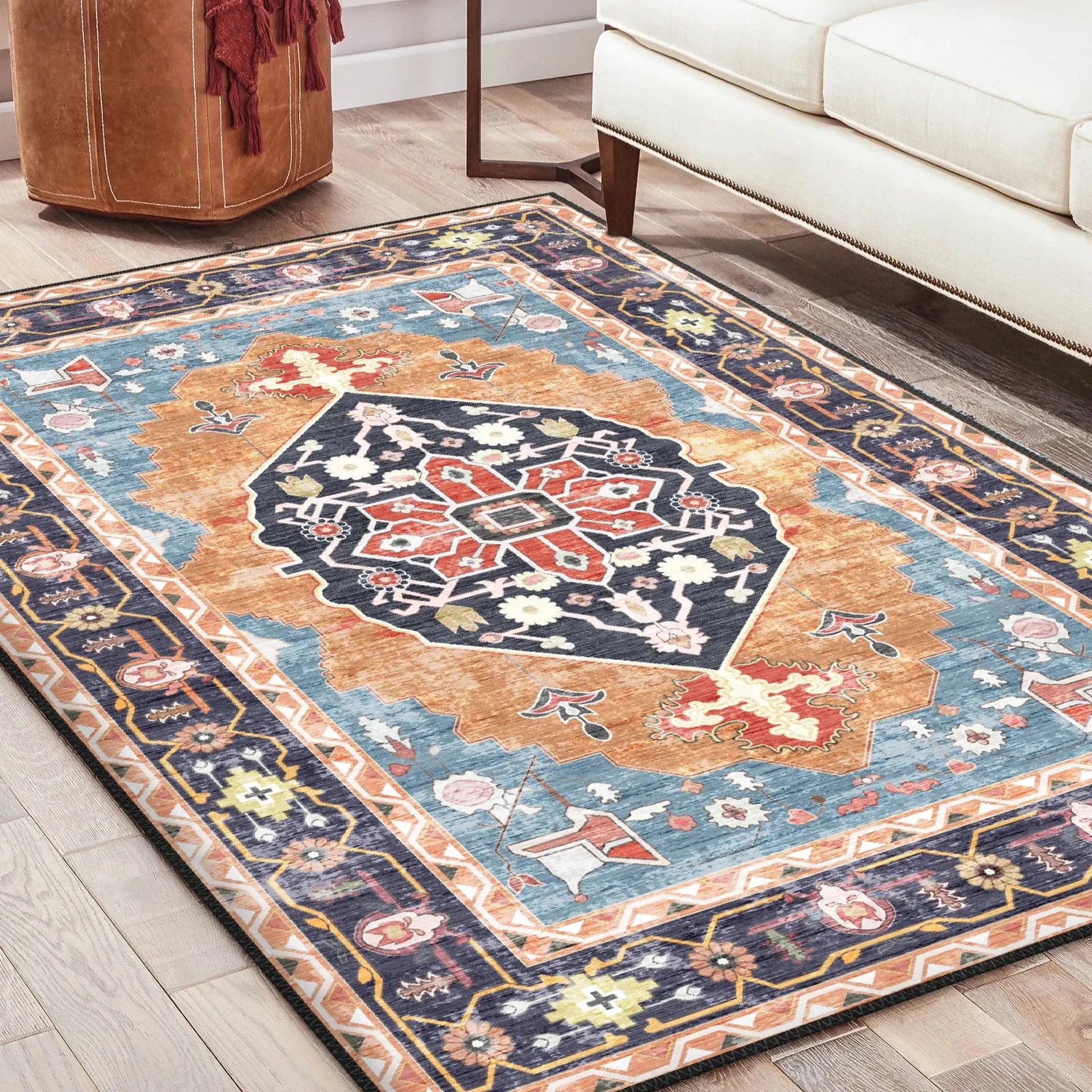 Bold Medallion Rug - Aladdinrugs