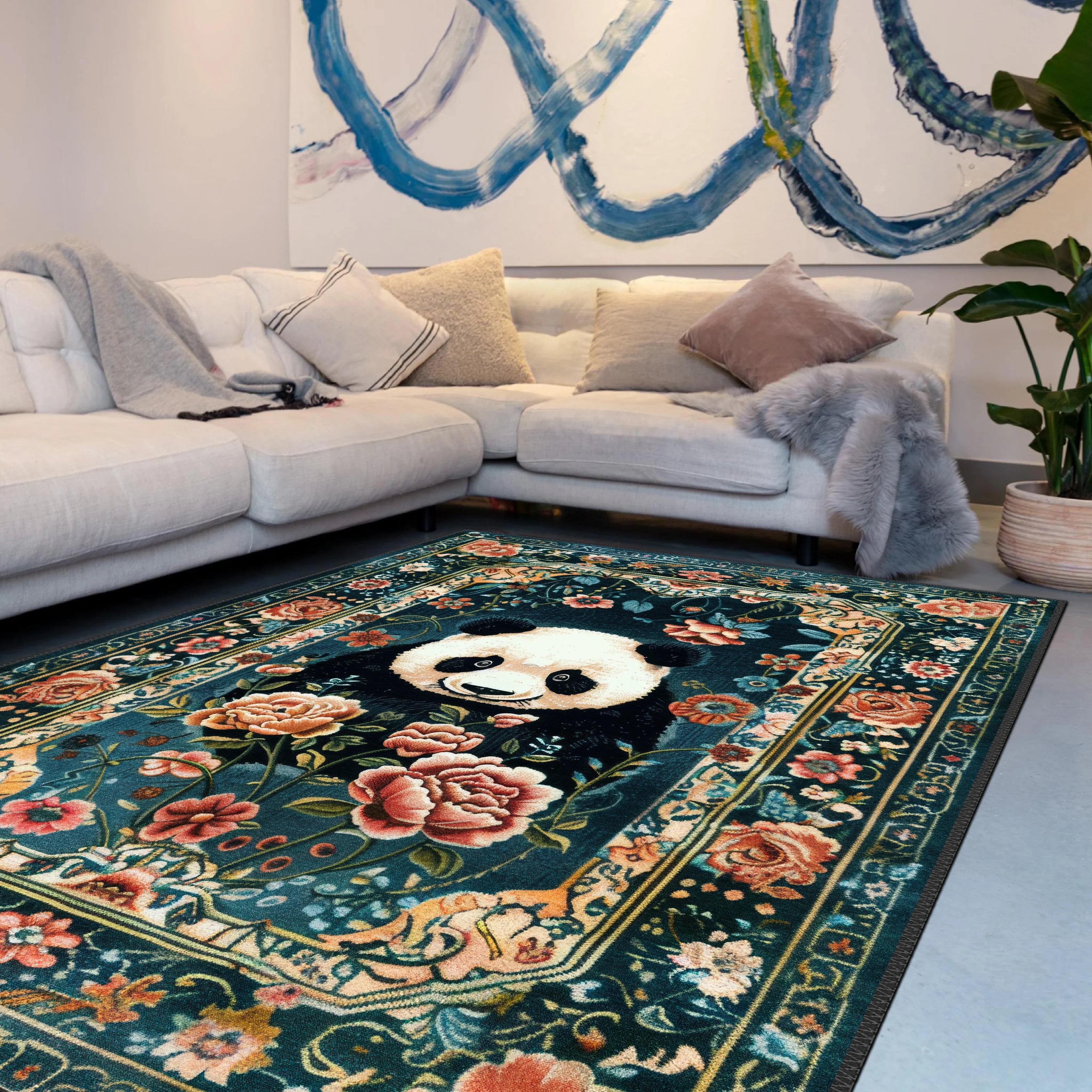 Charming Panda Rug - Aladdinrugs