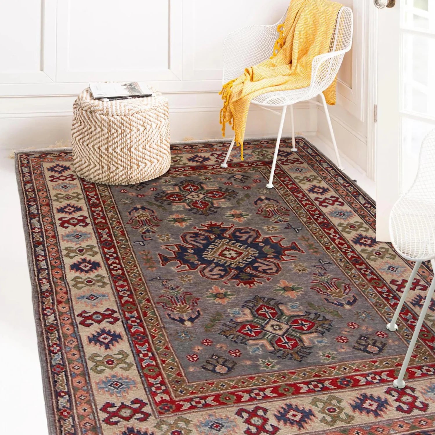 Oriental Kazak Rug 99 x 152 (cm) - No. B34198