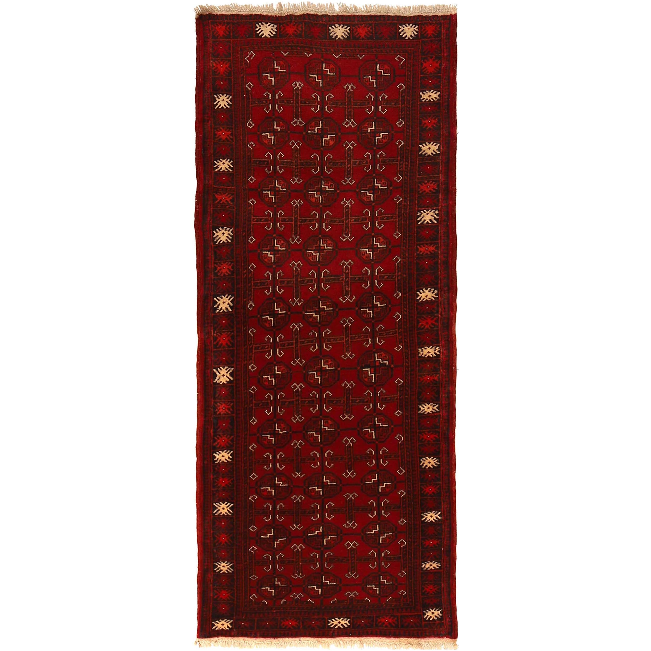 Handmade Bokhara Wool Runner Rug 71x173cm (ID B35797)