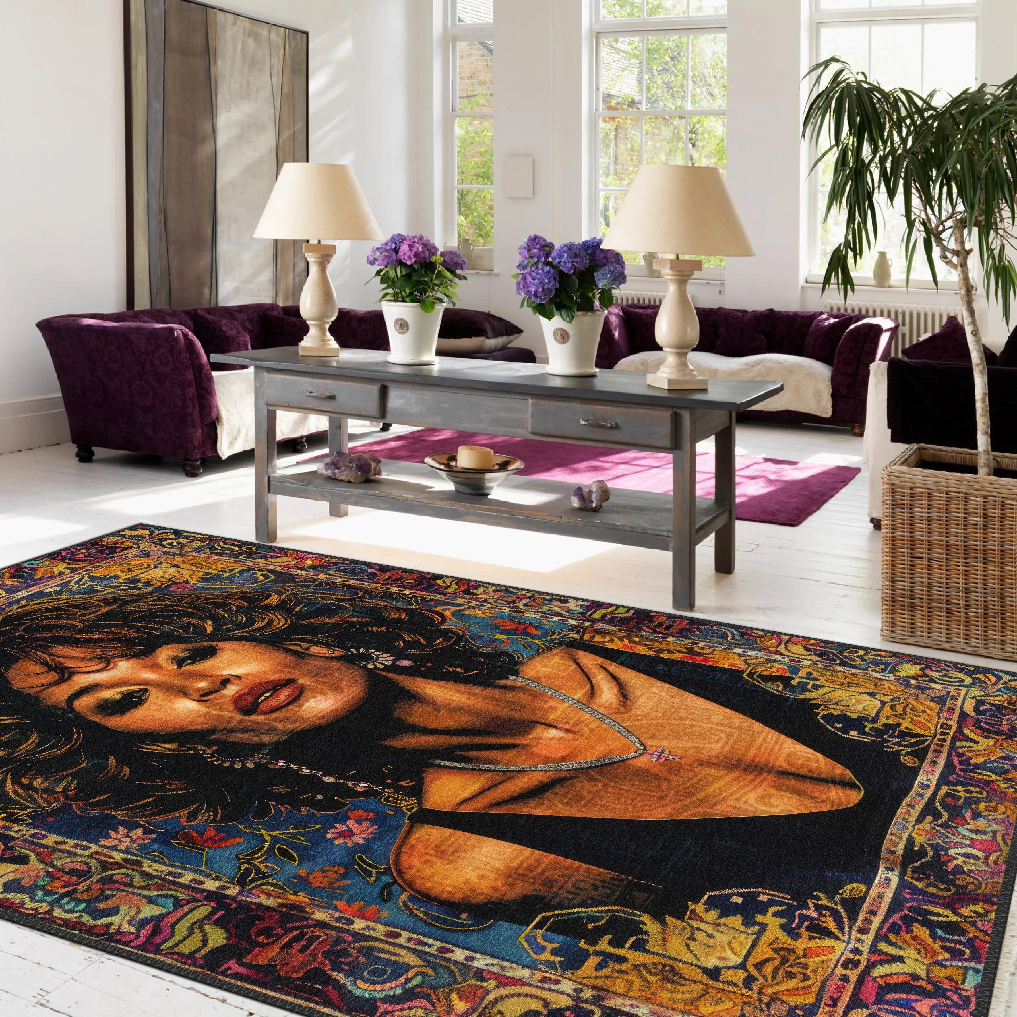 Icon Portrait Rug - Aladdinrugs