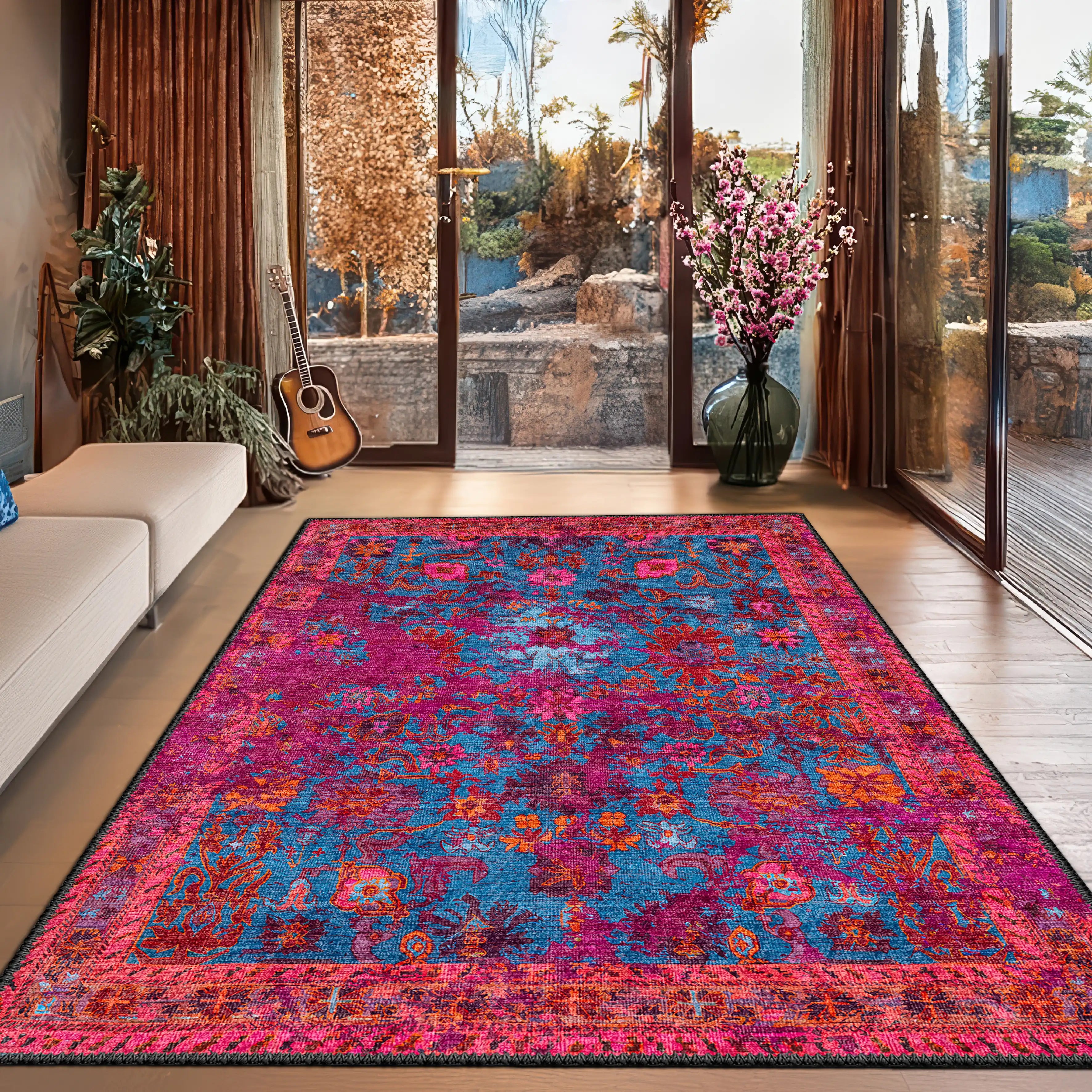 Vibrant Artistic Rug - Aladdinrugs