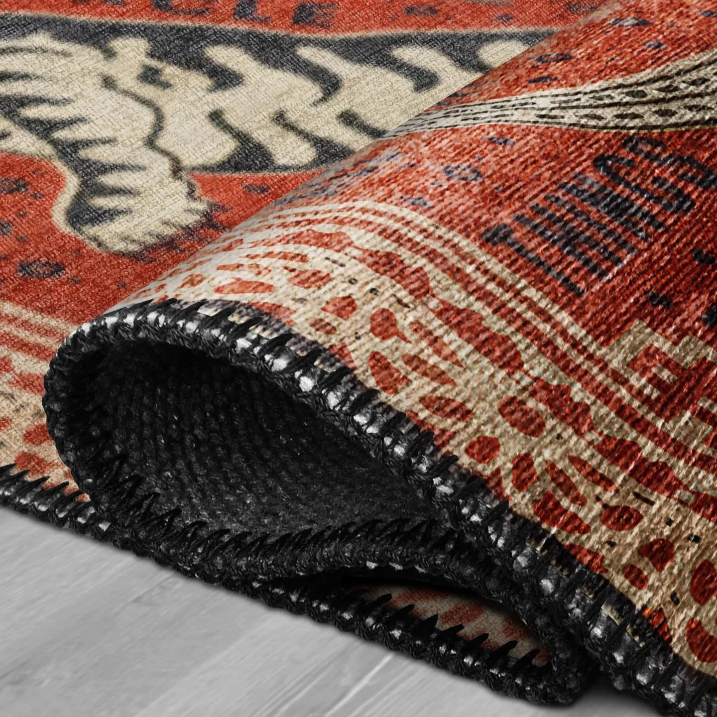 Retro Tiger Rug - Aladdinrugs