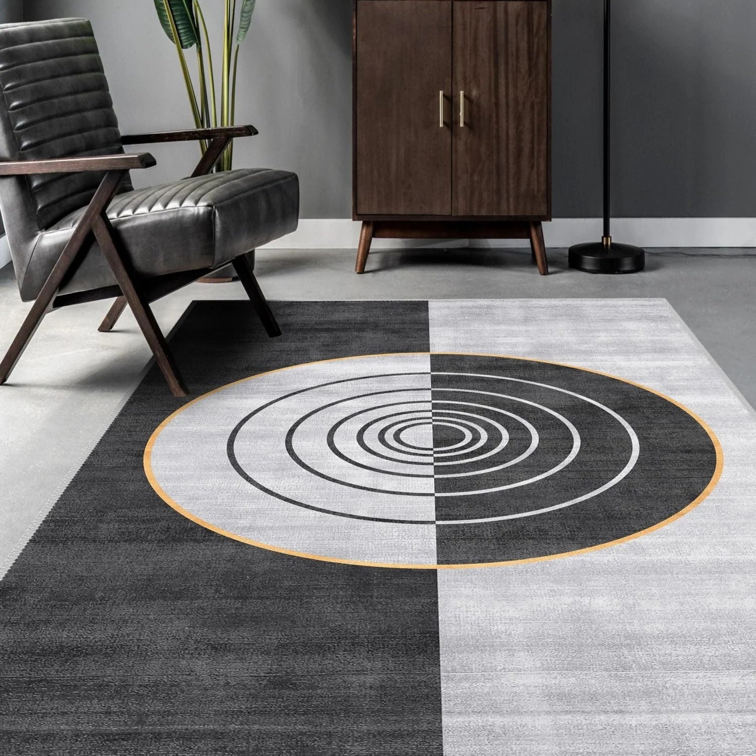 Concentric Circles Design - Aladdinrugs