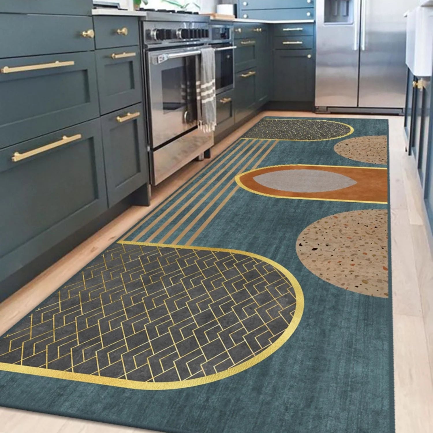 Kitchen Abstract Rug - Aladdinrugs
