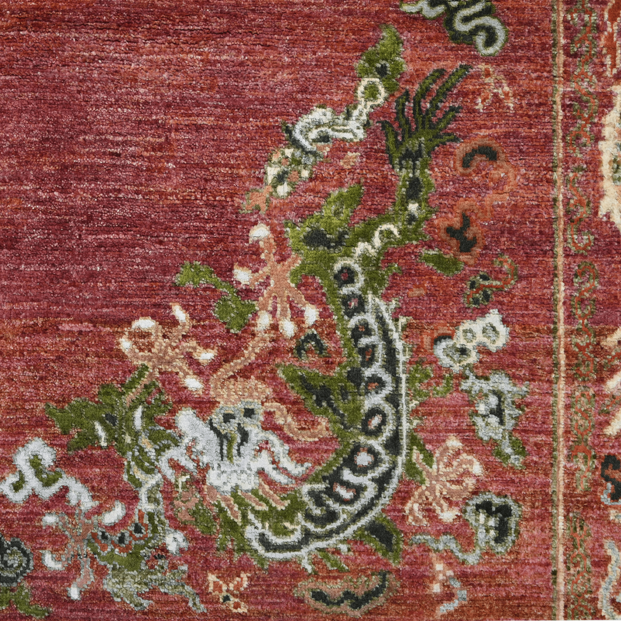 Bordeaux Palace Hand-Knotted Rug 244 × 305 cm