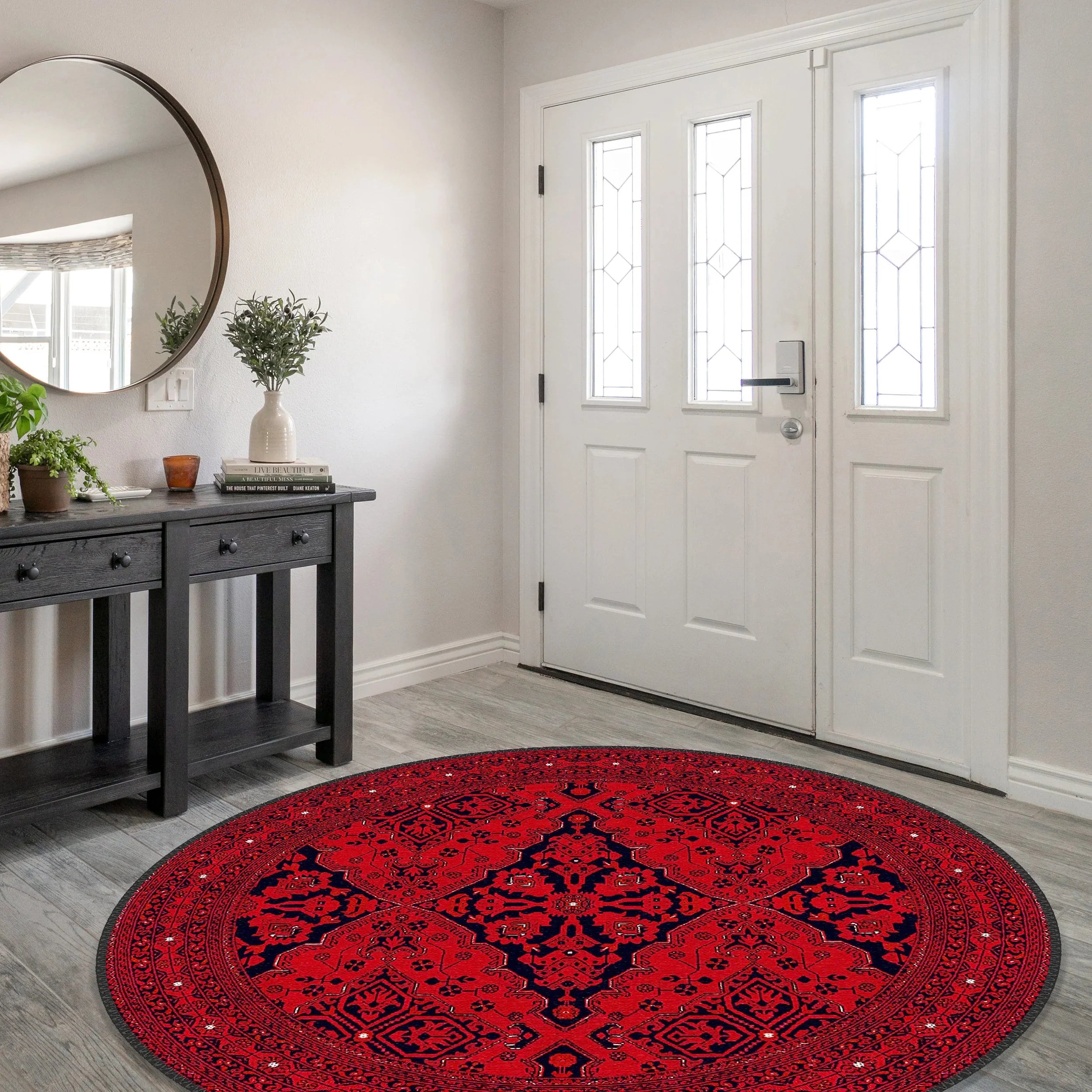 Red Traditional Rug - Aladdinrugs