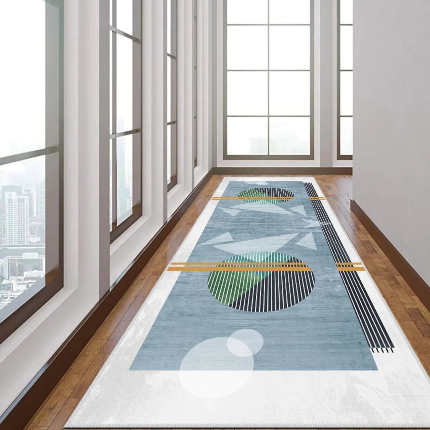 Luxury Geometric Runner - Aladdinrugs