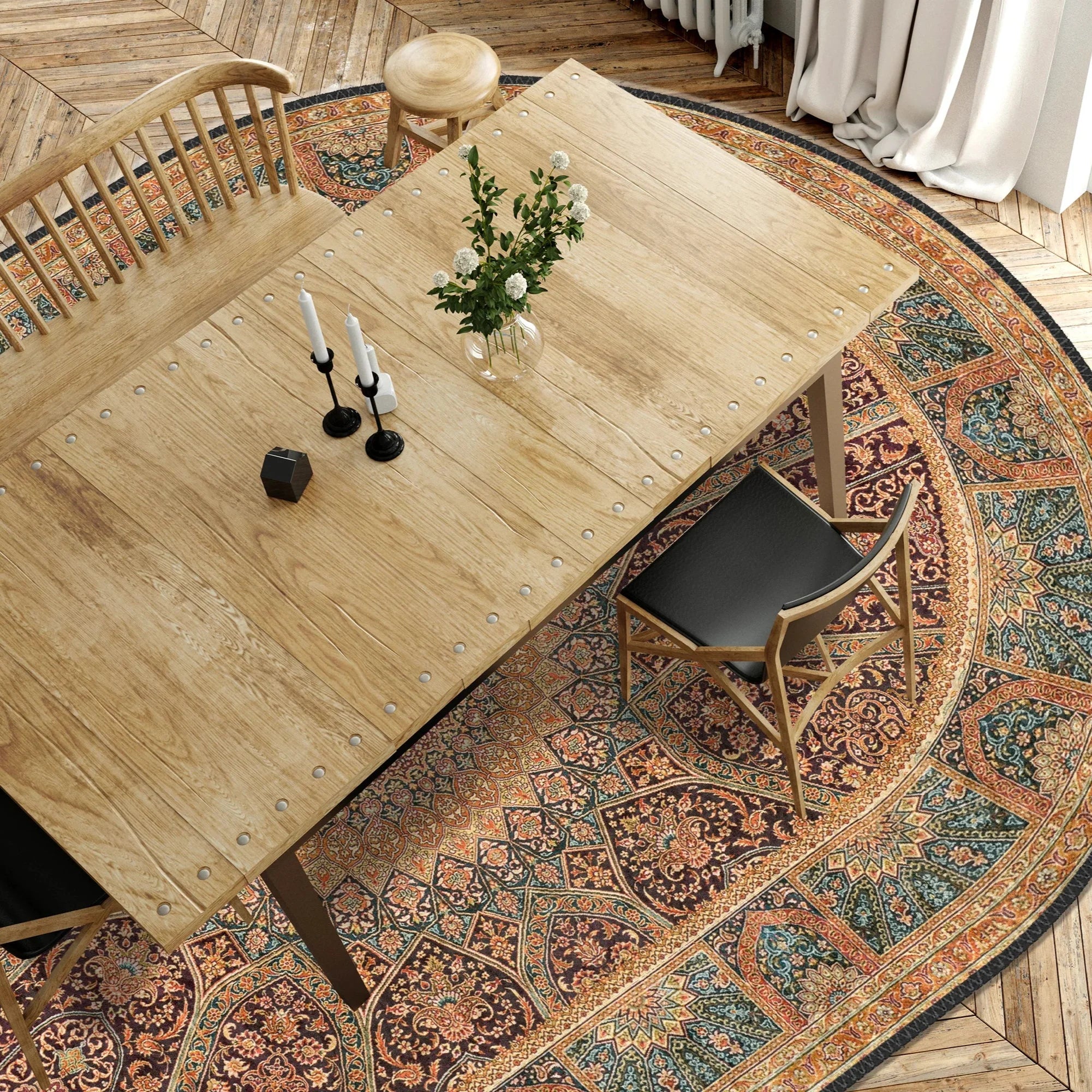 Intricate Medallion Carpet - Aladdinrugs