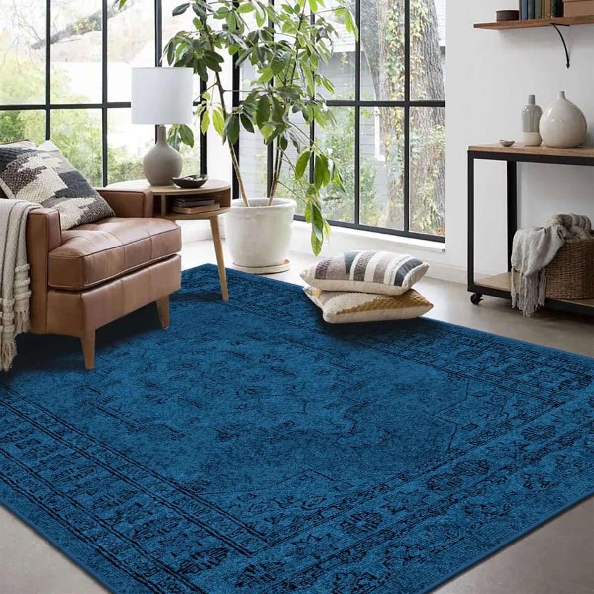 Cozy Navy Runner - Aladdinrugs