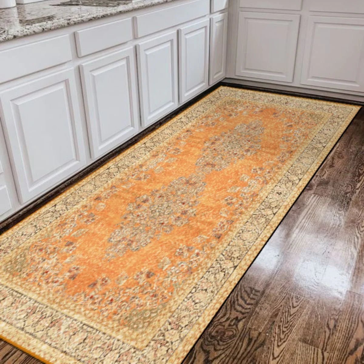 Warm Orange Carpet - Aladdinrugs