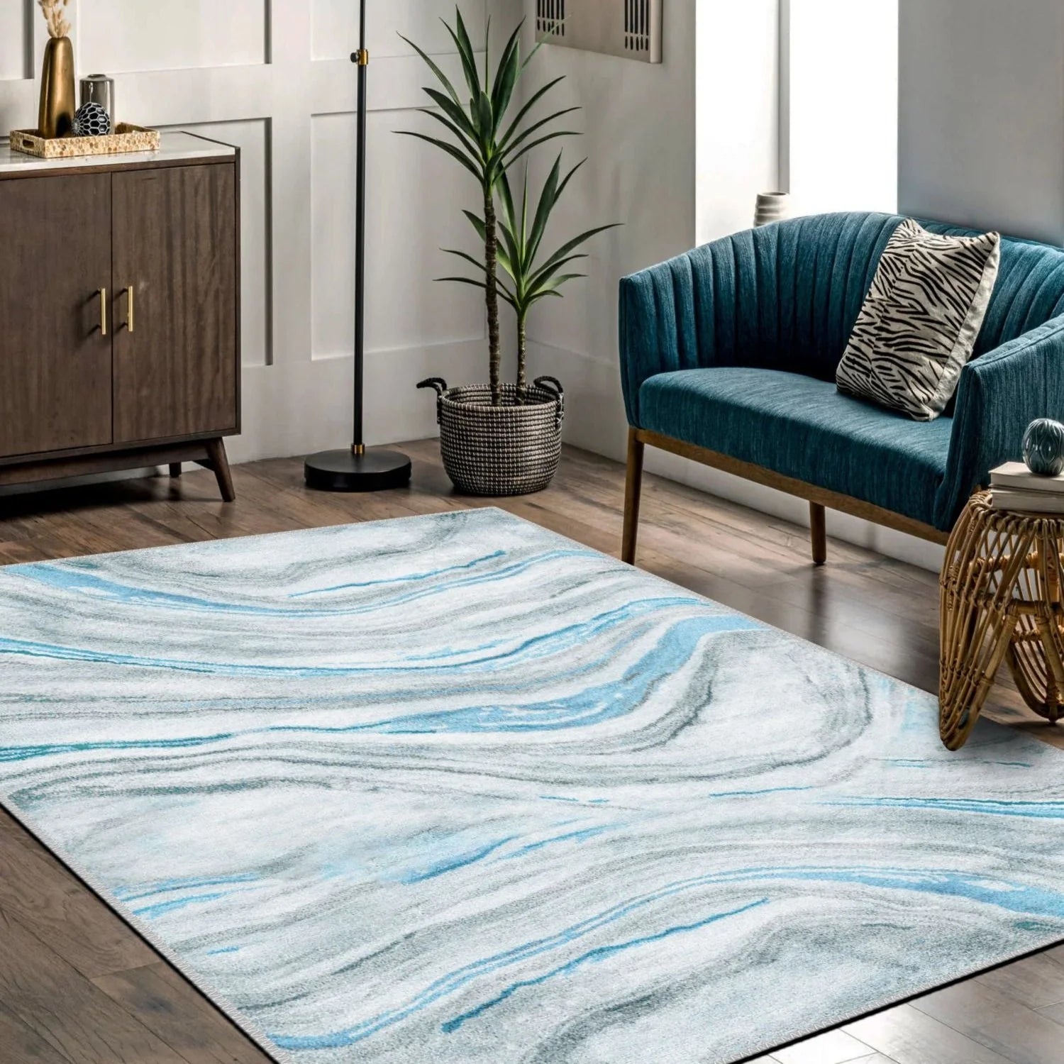 Chic Marble Runner - Aladdinrugs