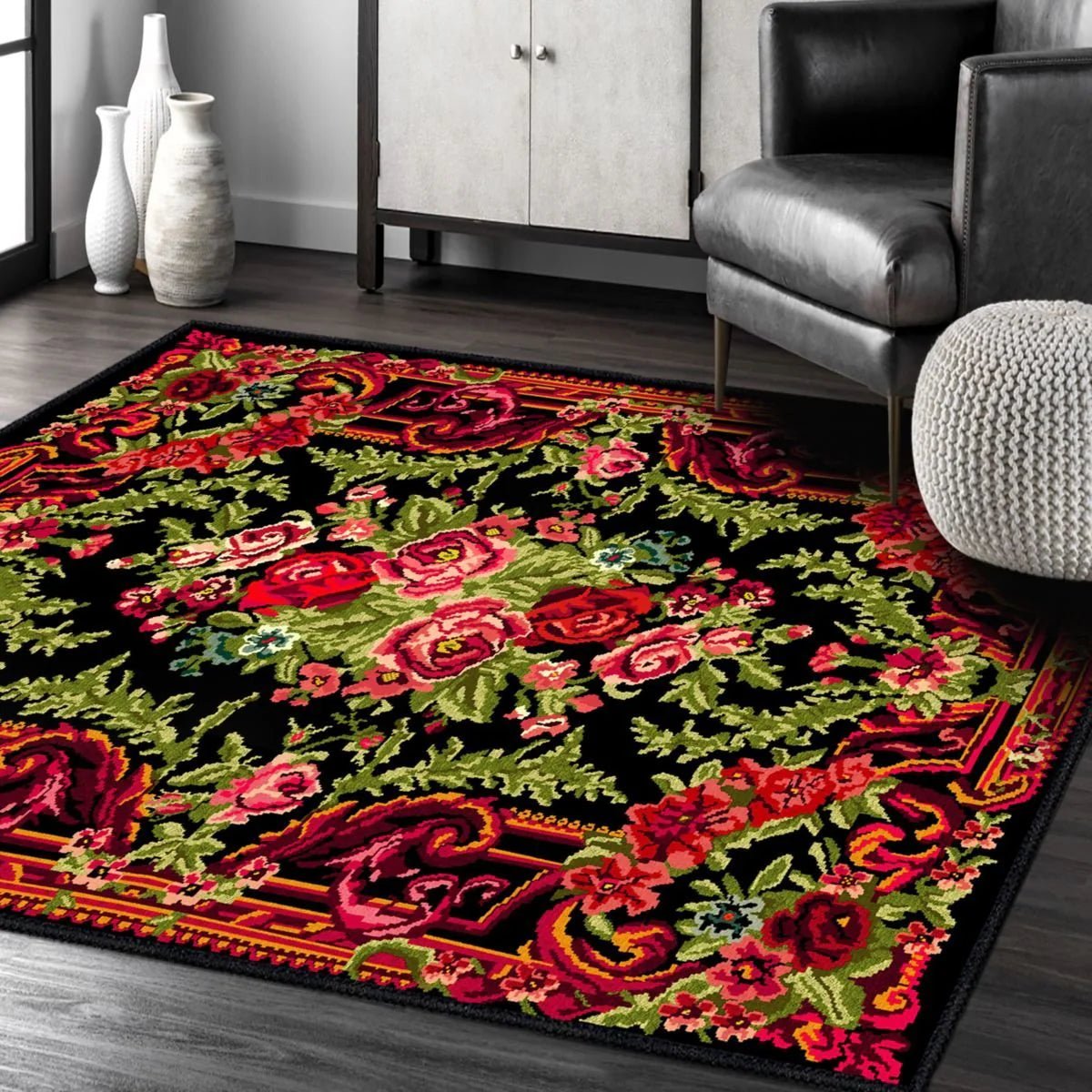 Karabagh Floral Runner - Aladdinrugs