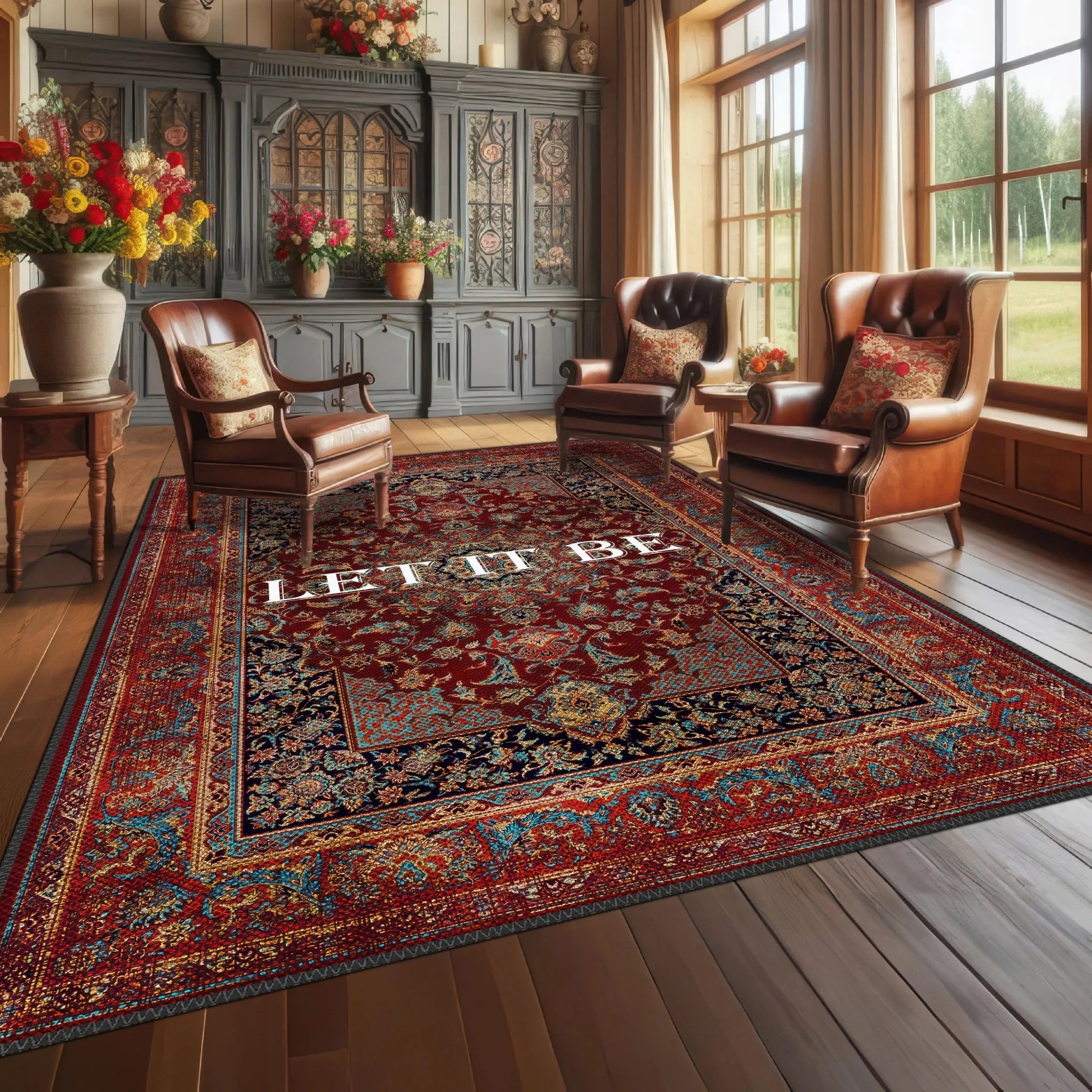 Let it Be - Oriental Art Rug - Aladdinrugs