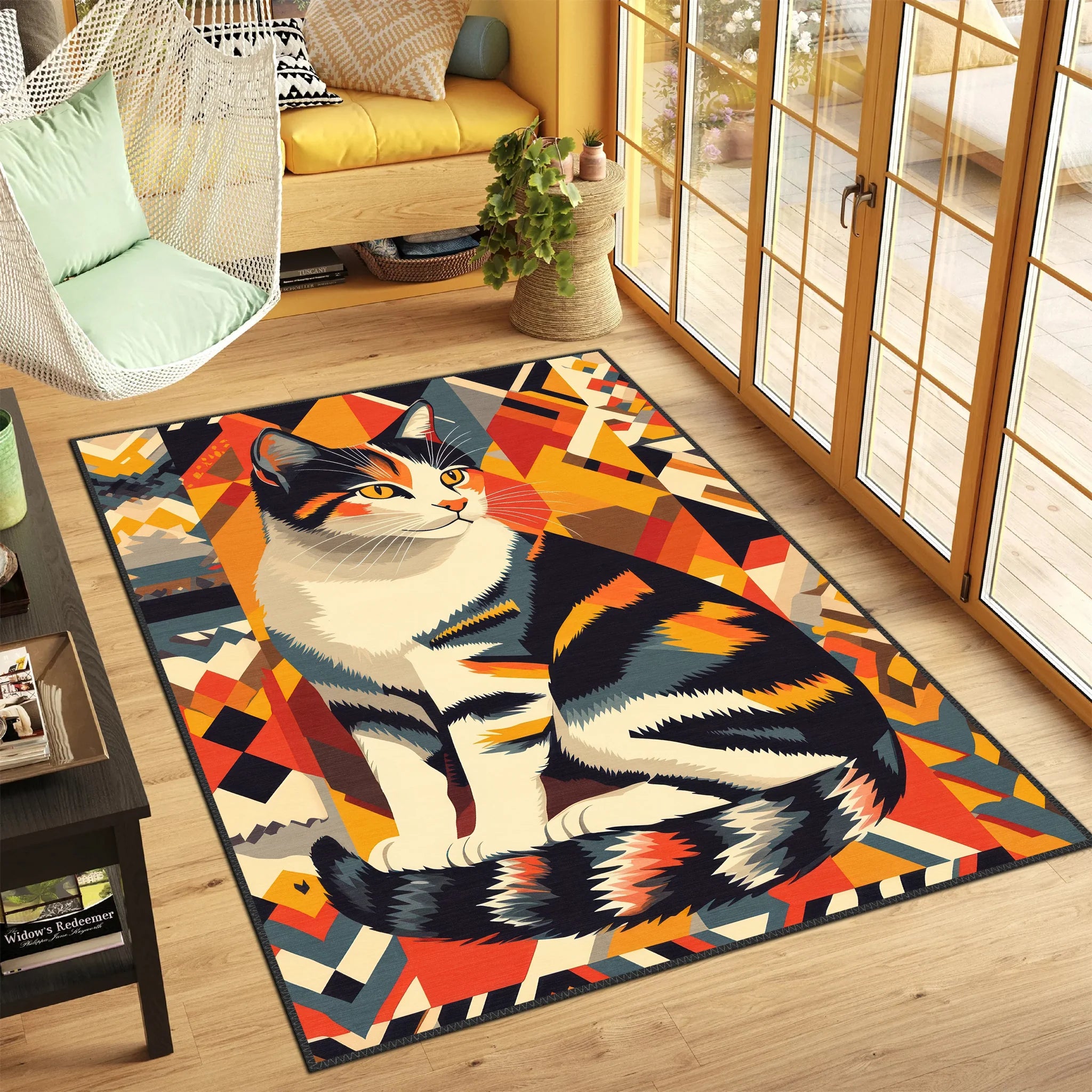 Abstract Cat Rug - Aladdinrugs