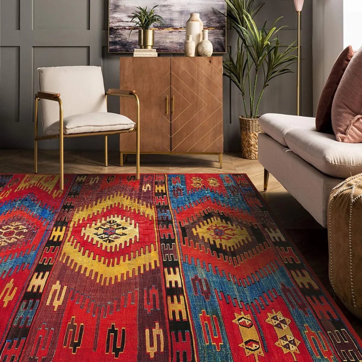 Turkish Kilim Rug - Aladdinrugs