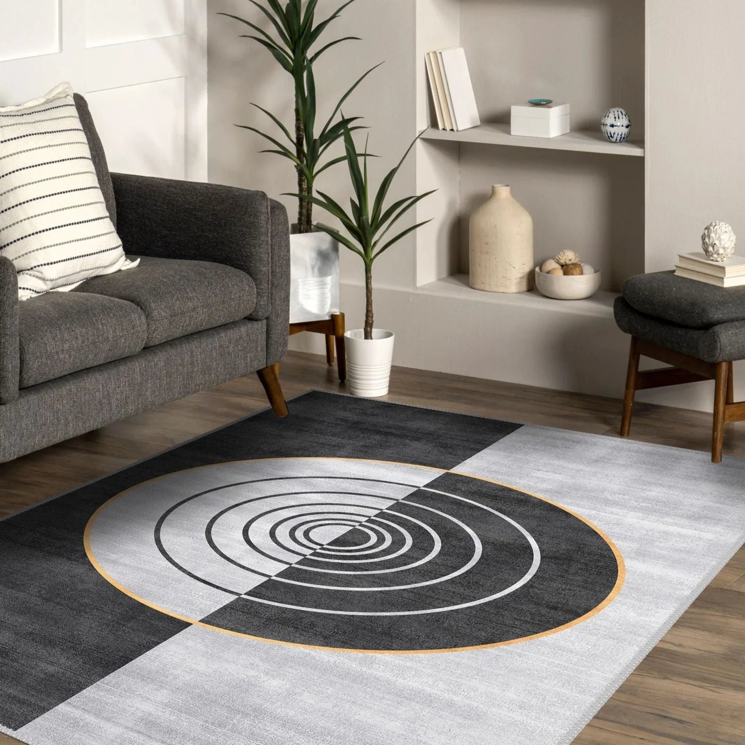Concentric Circles Design - Aladdinrugs