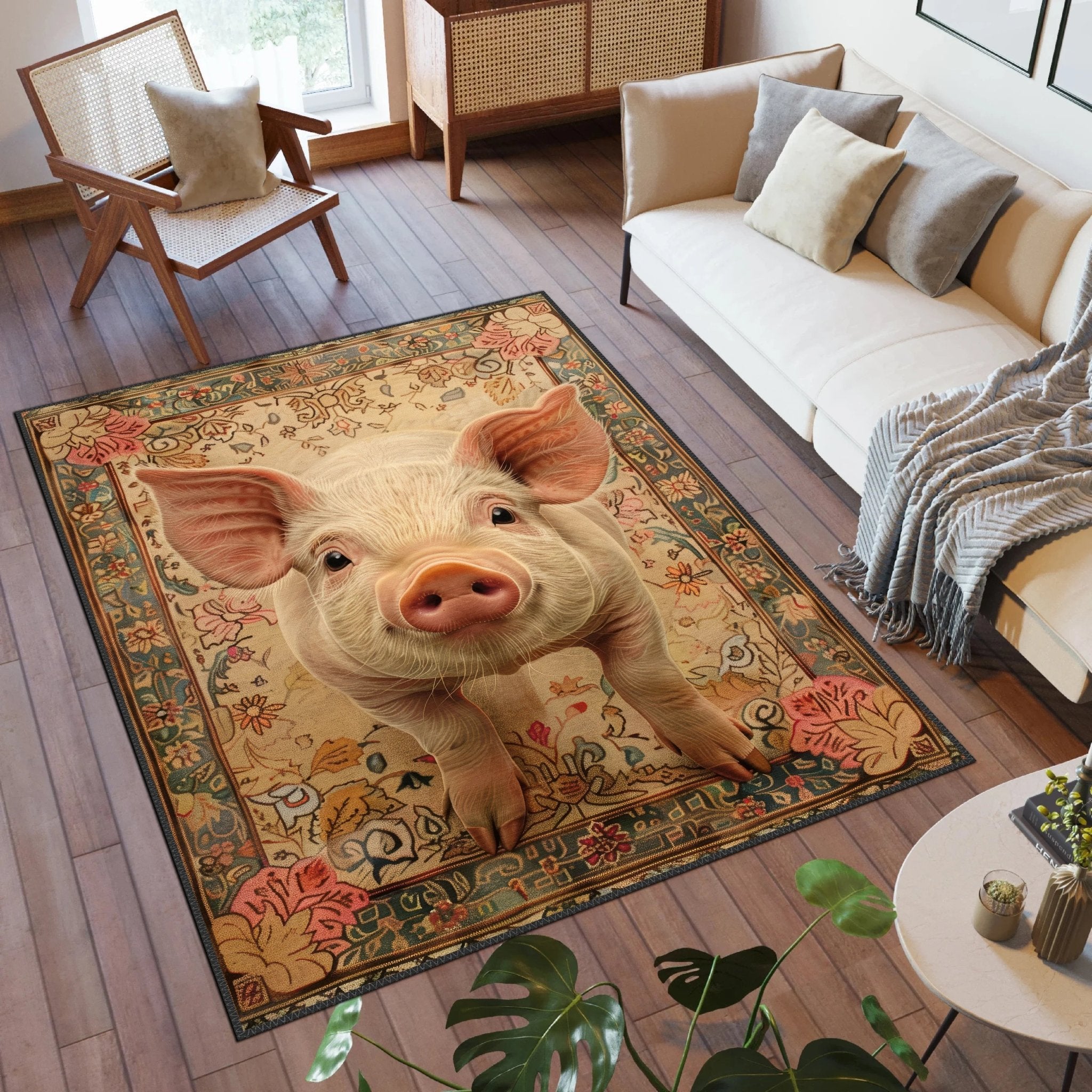 Charming Piglet Rug - Aladdinrugs
