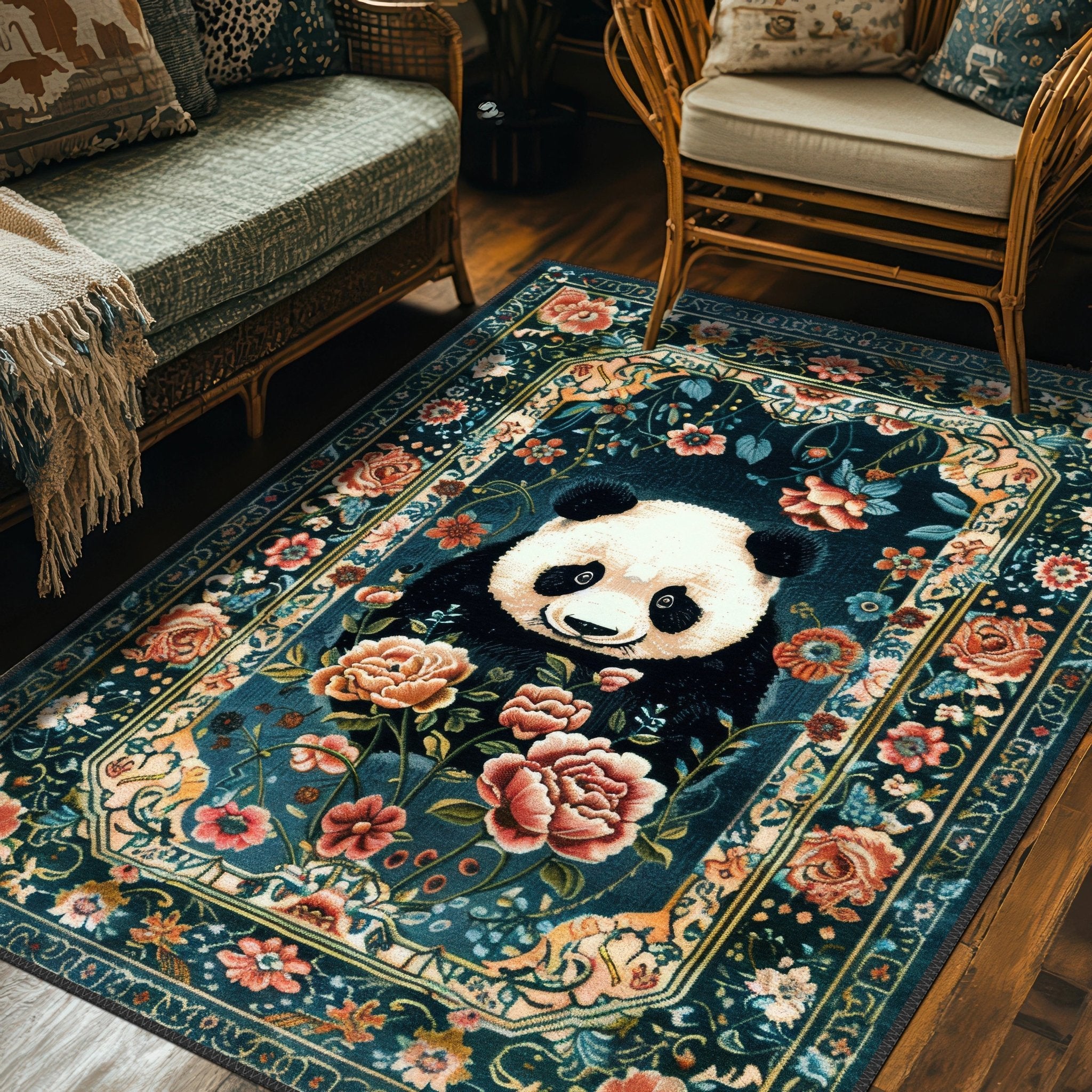 Charming Panda Rug - Aladdinrugs
